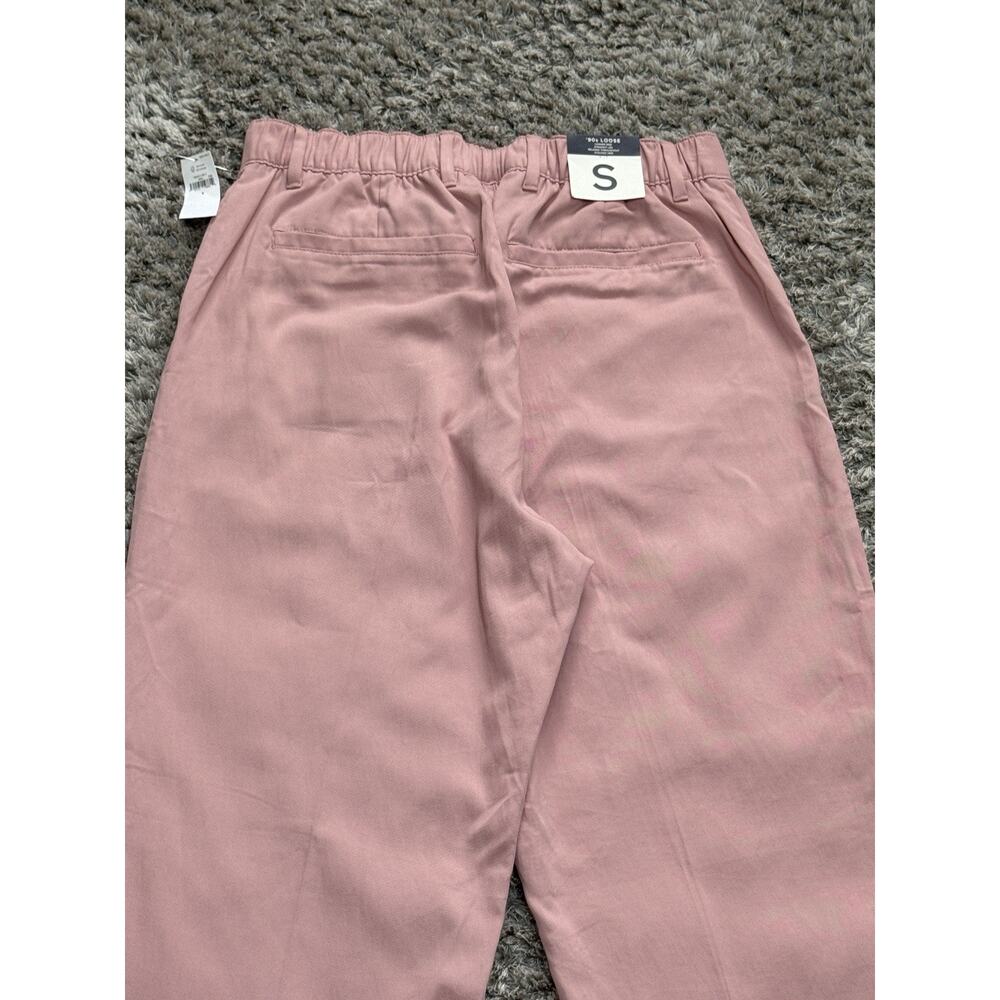 GAP 90s Loose Women’s High Rise Wide Leg Trousers Pink Size S Coastal Boho NWT - Picture 4 of 9
